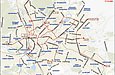 Схема трамвайных маршрутов Харькова по состоянию на 12 октября 2002 года