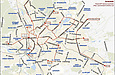 Схема трамвайных маршрутов Харькова по состоянию на 15 мая 2005 года