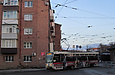 КТМ-19КТ #3103 6-го маршрута на перекрестке улицы Гольдберговской и переулка Рыбасовского