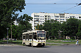 КТМ-19КТ #3107 6-го маршрута на Салтовском шоссе на перекрестке с проспектом 50-летия СССР