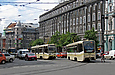 КТМ-19КТ #3109 и 3104 6-го маршрута на повороте с площади Конституции на Московский проспект