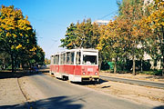 КТМ-5M3 #869 1-го маршрута на улице Котлова