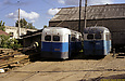 Служебные вагоны МТВ-82 #809 и #831 в Грузовом депо