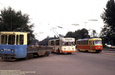 МГП-153, ЗИУ-682 #428 и Tatra-T3SU #1708 на Московском проспекте возле пересечения с улицей Полевой