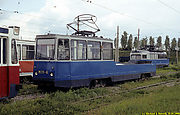 МГП-6 в открытом парке Салтовского трамвайного депо