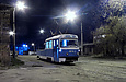 МГП-3 на улице Николая Бажана возле улицы Сухаревской перед отправлением от конечной "Новоселовка"