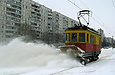 Снегоочиститель ГС-5 #15 на улице Академика Павлова возле станции метро "Студенческая"