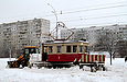 Снегоочиститель СХ #2 на проспекте Победы в районе остановки "Солнечная"