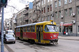 Tatra-T3SU #1513 12-го маршрута на улице Маяковского возле остановки "Улица Сумская"