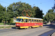 Tatra-T3SU #1799 8-го маршрута на улице Плехановской после спуска с Балашовского путепровода
