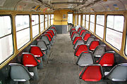 Пассажирский салон вагона Tatra-T3SU #1830