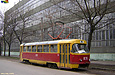 Tatra-T3SU #1835 на улице Полевой выполняет нулевой рейс 30-го маршрута в Коминтерновское трамвайное депо