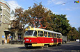 Tatra-T3SU #1842 6-го маршрута на Московском проспекте в районе пересечения с улицей Искринской