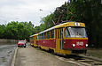 Tatra-T3SU #1848-1847 на улице Мироносицкой возле конечной станции "Парк им. Горького"
