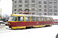 Tatra-T3SU #1849 6-го маршрута на конечной станции "Южный вокзал"