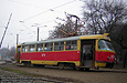 Tatra-T3SU #1879 8-го маршрута на конечной станции "Проспект Гагарина"
