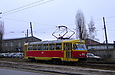 Tatra-T3SU #1881 8-го маршрута на проспекте Героев Сталинграда возле конечной станции "Проспект Гагарина"