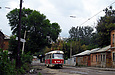 Tatra-T3SU #3001 маршрута 27-А в Рыбасовском переулке возле Нетеченского бульвара
