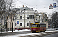 Tatra-T3SU #3007 27-го маршрута на Московском проспекте возле стадиона "Серп и Молот"