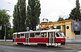 Tatra-T3SUCS #3007 6-го маршрута на Московском проспекте возле перекрестка с улицей Леси Украинки