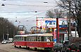 Tatra-T3SU #3009-3010 6-го маршрута на Московском проспекте перед перекрестком с улицей Леси Украинки
