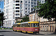 Tatra-T3SU #3009-3010 3-го маршрута на улице Грековской возле Ващенковского переулка