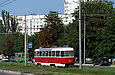 Tatra-T3SUCS #3014 20-го маршрута на проспекте Победы между остановками "Школьная" и "Солнечная"
