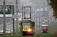Tatra-T3SUCS #3014 и #3033 20-го маршрута на улице Клочковской в районе перекрестка с улицей Отакара Яроша