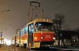 Tatra-T3SU #3015-3016 6-го маршрута на улице Академика Павлова