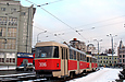 Tatra-T3SU #3015-3016 3-го маршрута на Пролетарской площади
