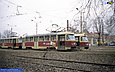 Tatra-T3SU #3017-3018 и #3062 20-го маршрута в открытом парке Депо №1