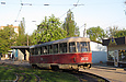 Tatra-T3SU #3033 27-го маршрута на конечной станции "Новожаново"