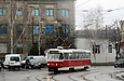 Tatra-T3SU #3033 20-го маршрута в Лосевском переулке