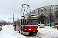 Tatra-T3SUCS #3033 20-го маршрута на проспекте Победы в районе остановки "Солнечная"