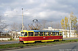 Tatra-T3SU #3037 20-го маршрута спускается с Нового моста к перекрестку с улицей Котлова