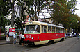 Tatra-T3SU #3042 7-го маршрута на улице Пушкинской в районе площади Поэзии