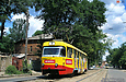 Tatra-T3SU #3042 7-го маршрута в Рыбасовском переулке