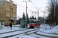Tatra-T3SUCS #3042 6-го маршрута на улице Плехановской возле перекрестка с улицей Молодой Гвардии