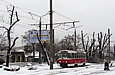 Tatra-T3SUCS #3042 8-го маршрута на Салтовском шоссе возле перекрестка с проспектом Льва Ландау
