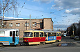 Tatra-T3SU #3045 27-го маршрута на улице Молодой гвардии возле улицы Смольной