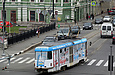 Tatra-T3 #3049 6-го маршрута на улице Полтавский Шлях на Лопанском мосту