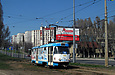 Tatra-T3SU #3049 20-го маршрута на улице Клочковской возле разворотного круга "Улица Новгородская"