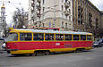 Tatra-T3SU #3050 в составе СМЕ #1799-3050 6-го маршрута на площади Розы Люксембург пересекает улицу Университетскую