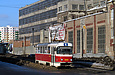 Tatra-T3 #3050 1-го маршрута на улице Евгения Котляра возле улицы Чеботарской