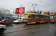 Tatra-T3SU #3051 7-го маршрута на улице Пушкинской возле одноименной станции метро