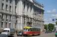 Tatra-T3SU #3051 20-го маршрута на улице Красноармейской возле Управления ЮЖД
