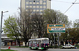 Tatra-T3SUCS #3053 20-го маршрута выезжает с конечной "Ивановка" на улицу Большую Панасовскую