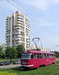 Tatra-T3SU #3056 20-го маршрута на проспекте Победы в районе остановки "Солнечная"