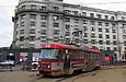 Tatra-T3SU #3056 20-го маршрута на конечной станции "Южный вокзал"