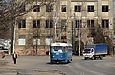 Tatra-T3SU #3057 20-го маршрута в Лосевском переулке